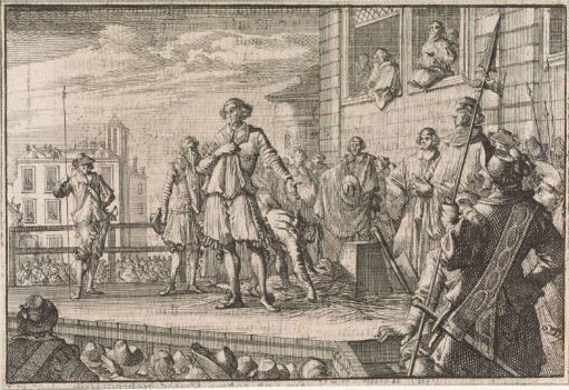 Thomas Wentworth, Earl of Strafford, Addressing the People from the Scaffold, 1641
