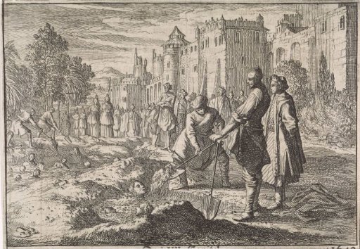 Safi, Shah of Persia, Buries Forty of His Harem Women Alive in His Palace Garden as Punishment for a Conspiracy Against His Life, 1642