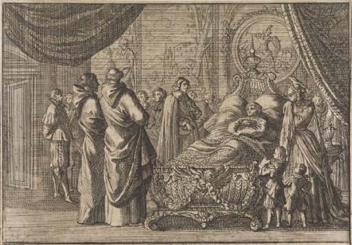 The Deathbed of Louis XIII, 1643