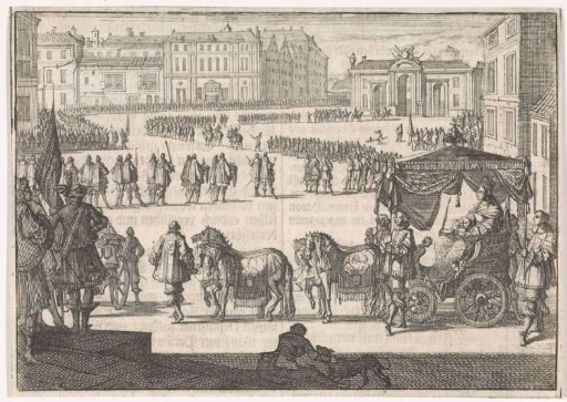 Coronation of Christina, Queen of Sweden, in Stockholm, 1650
