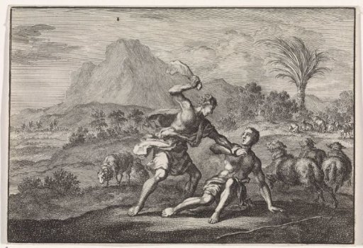 Cain kills Abel