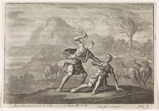 Cain kills Abel