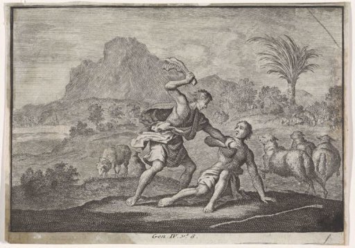 Cain kills Abel