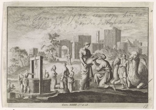 Rebekah and Eliezer at the Well