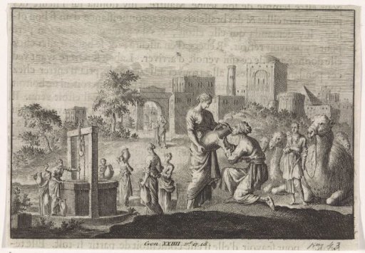 Rebekah and Eliezer at the Well