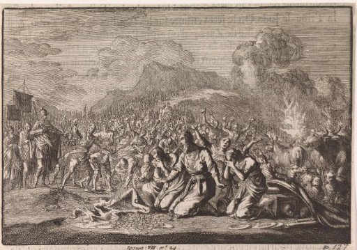 Stoning of Achan and his family