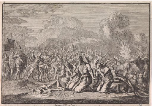 Stoning of Achan and his family