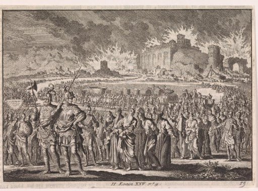 The Destruction of Jerusalem by the Babylonian Army