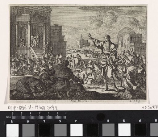 Jonah foretells the downfall of Nineveh