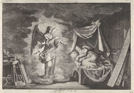 The Angel Appears to Joseph in His Carpenter Shop