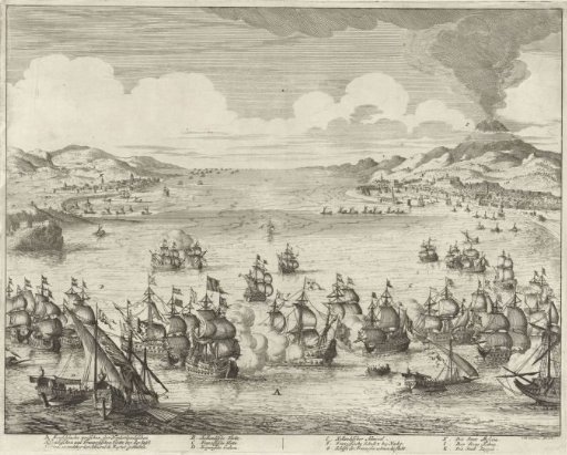 Naval battle at Agosta, 1676