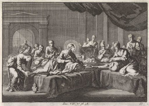 Mary Magdalene Washing the Feet of Christ