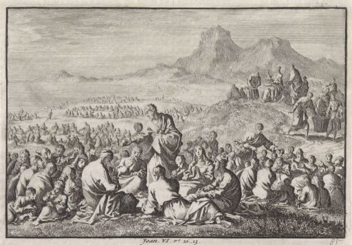 The Miraculous Multiplication of the Seven Loaves and the Two Fishes