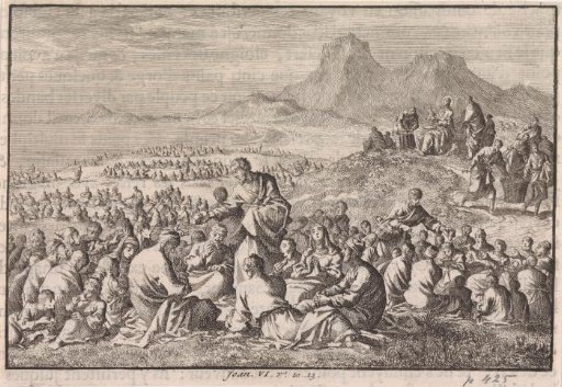 The Miraculous Multiplication of the Seven Loaves and the Two Fishes