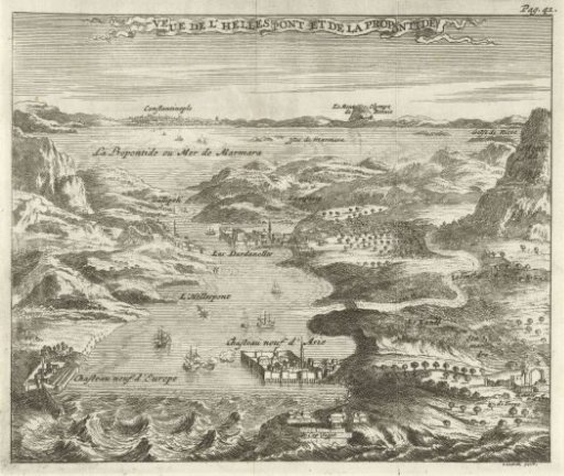 View of the Hellespont and the Sea of Marmara