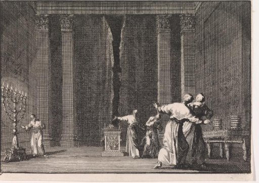 The Tearing of the Temple Veil in Jerusalem