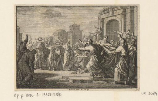 The Inhabitants of Lystra Wish to Sacrifice Oxen to Paul and Barnabas