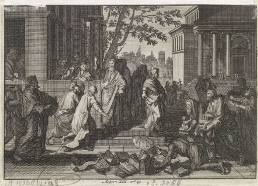 The Ephesians Burning Their Books in Public