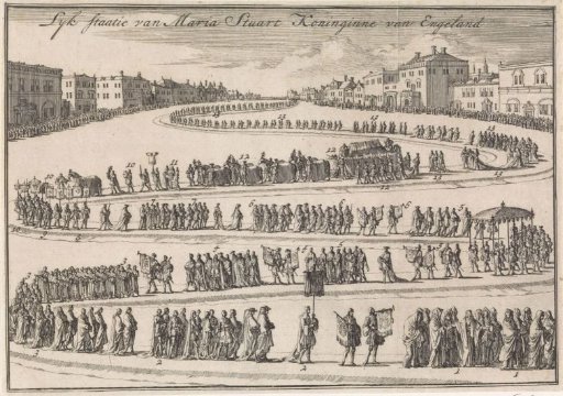Funeral procession of Queen Mary II Stuart, 1695
