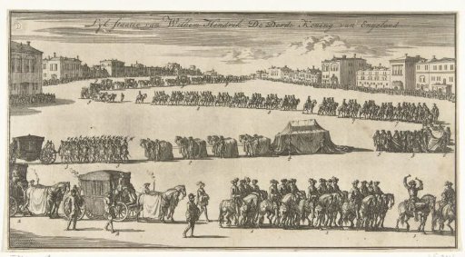 Burial of William III, 1702