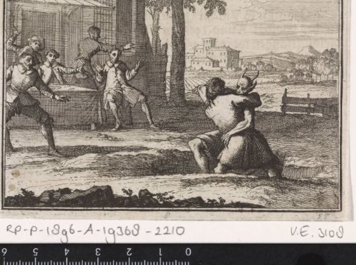 Man seized by the devil