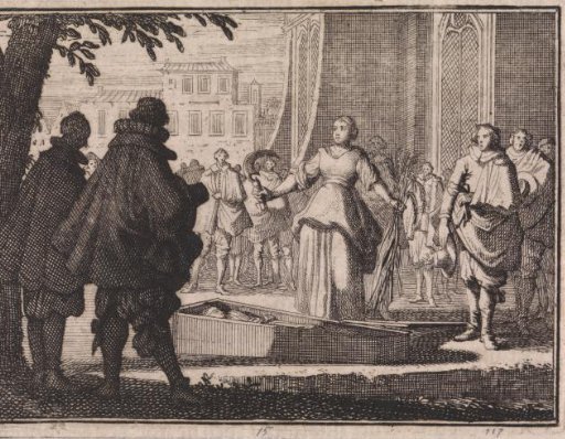Peasant man and woman condemned to death