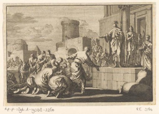Joseph sells grain to his brothers