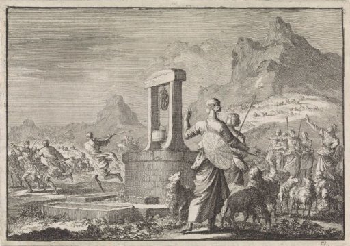 Daughters of Reuel at the well