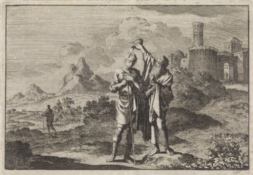 Saul anointed king by Samuel