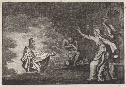 Saul at the witch of Endor