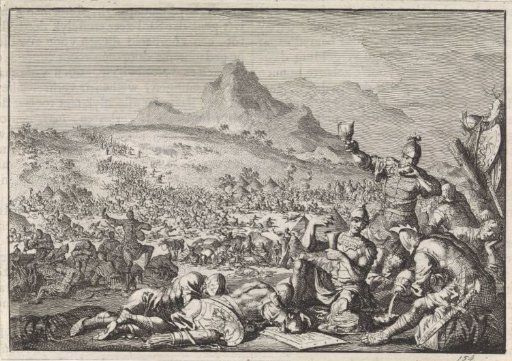Amalekites attacked by David