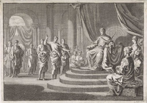 Zerubbabel before King Darius