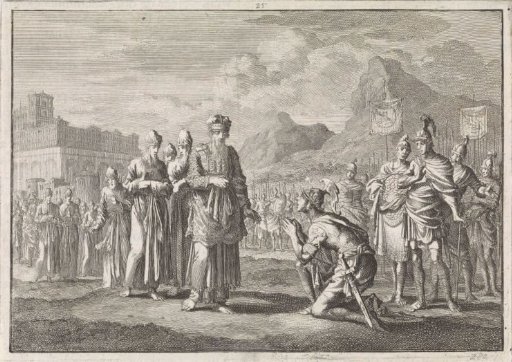 Alexander the Great Kneeling Before Jaddua