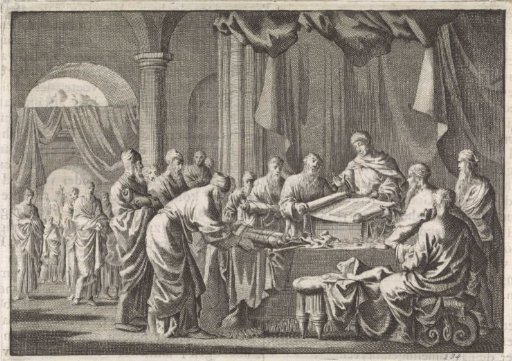Assembly of the 72 Translators of the Law by Order of King Ptolemy Philadelphus