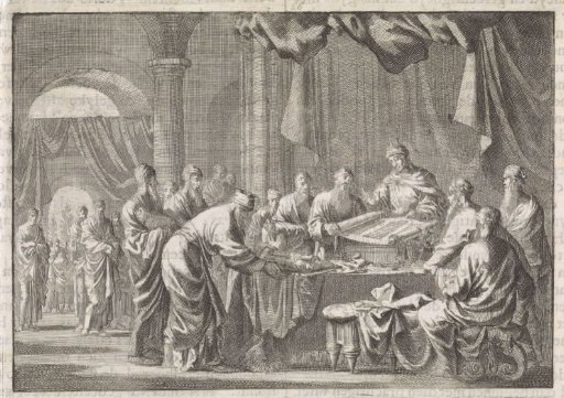 Assembly of the 72 Translators of the Law by Order of King Ptolemy Philadelphus