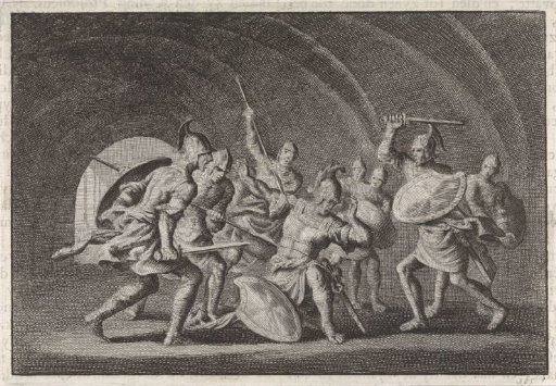 Antigonus, Son of Hyrcanus, Murdered in a Vault by the Bodyguard of His Brother Aristobulus