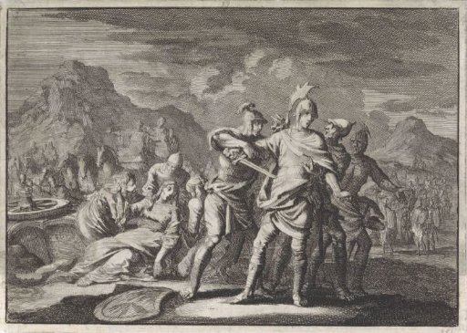 Herod Prevented by His Followers from Killing Himself