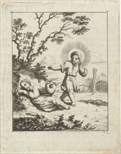 Christ Finds the Personified Soul Sleeping