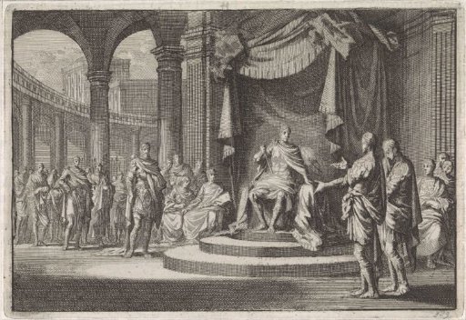 Alexander and Aristobulus defend themselves before Emperor Augustus
