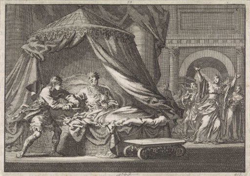 Ahijah prevents the suicide of his grandfather Herod