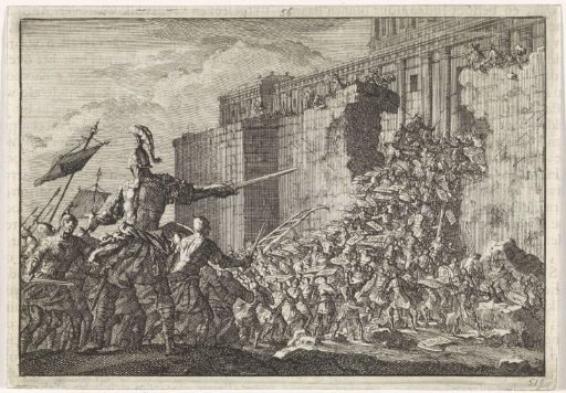 Pompey conquers the Temple in Jerusalem