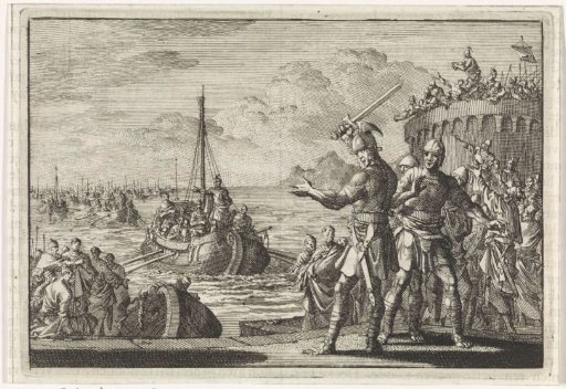 Josephus orders Clitus to cut off his left hand