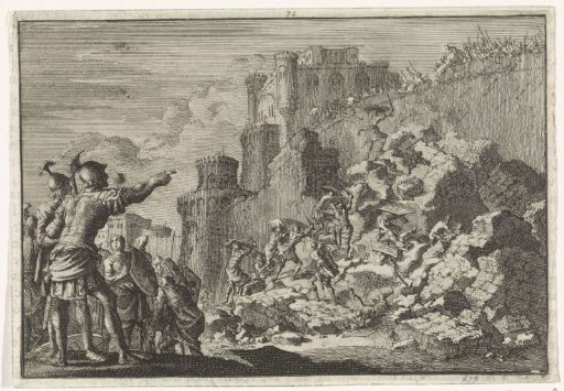 Bravery of the Syrian Sabinus who attempts to enter Jerusalem