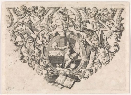 Scholar with Globe and Geometrical Instruments