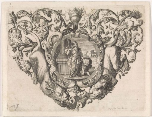 Faith with Cross and Lion