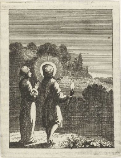 Christ Illuminates the Darkness for the Personified Soul with a Torch
