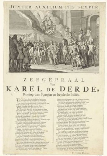 Allegory on the entry of Archduke Charles as King Charles III of Spain into Barcelona, 1705