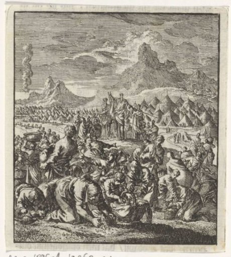 The Gathering of the Manna by the Israelites