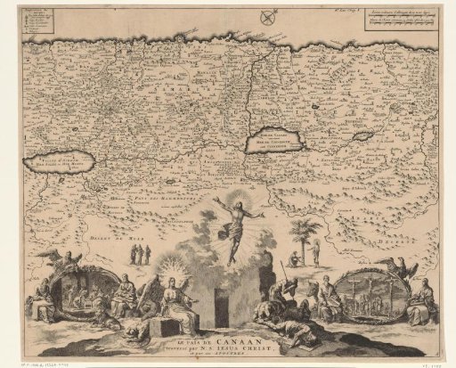 Map of the Land of Canaan