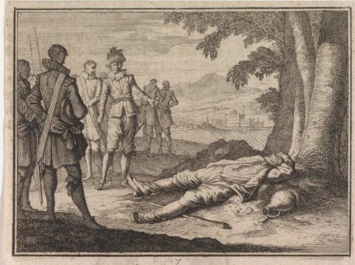 Philip the Good Finds a Drunk Peasant Under a Tree